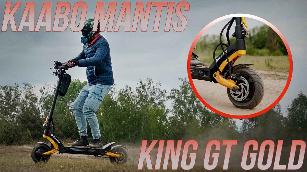 Kaabo Mantis King GT Gold: потужний електросамокат з феноменальною автономністю